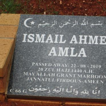 AMLA Ismail Ahmed -2019