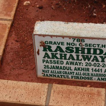 AKHALWAYA Rashida -2020