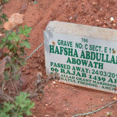 ABOWATH Hafsha Abdullah -2018