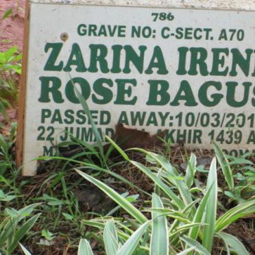 BAGUS Zarina Irene Rose -2018