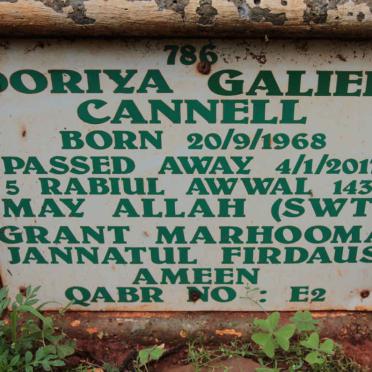 CANNELL Doriya Galiel 1968-2017