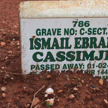 CASSIMJEE Ismail Ebrahim -2021