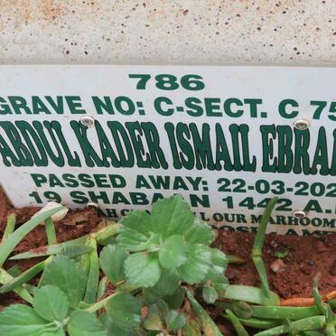 EBRAHIM Abdul Kader Ismail -2021