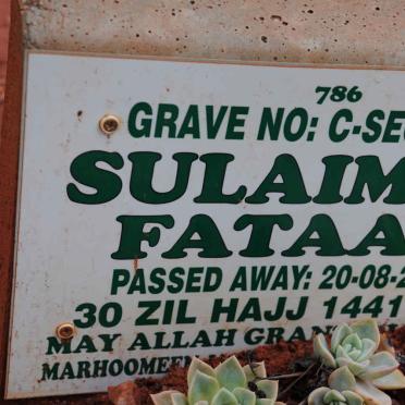 FATAAR Sulaiman -2020