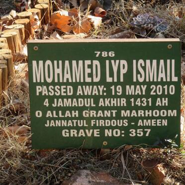 ISMAIL Mohamed Lyp -2010