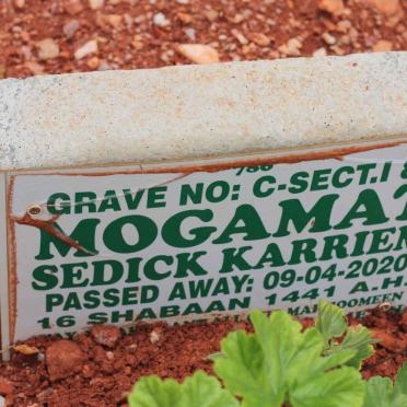 KARRIEM Mogamat Sedick -2020