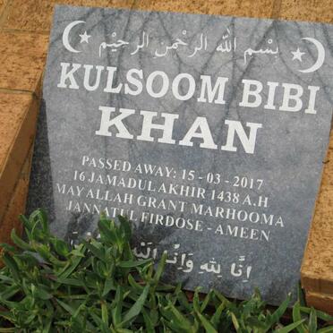 KHAN Kulsoom Bibi -2017