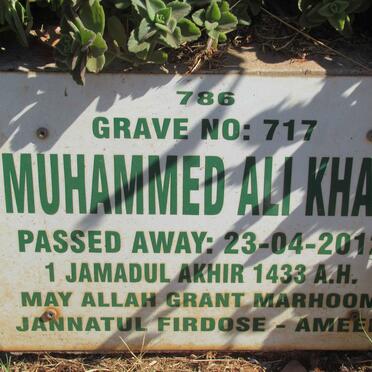 KHAN Muhammed Ali -2012