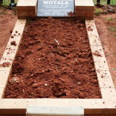 MOTALA Shaheda Ismail -2020