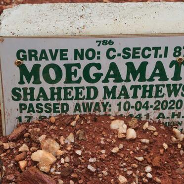 MATHEWS Moegamat Shaheed -2020
