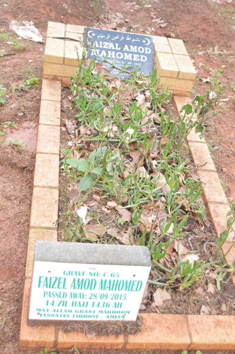 MAHOMED Faizel Amod -2015