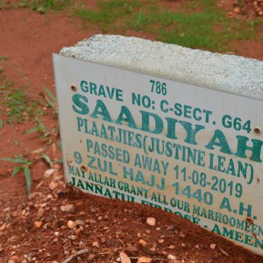 PLAATJIES Saadiyah -2019