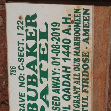 PATEL Abubaker -2019