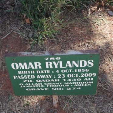 RYLANDS Omar 1956-2009