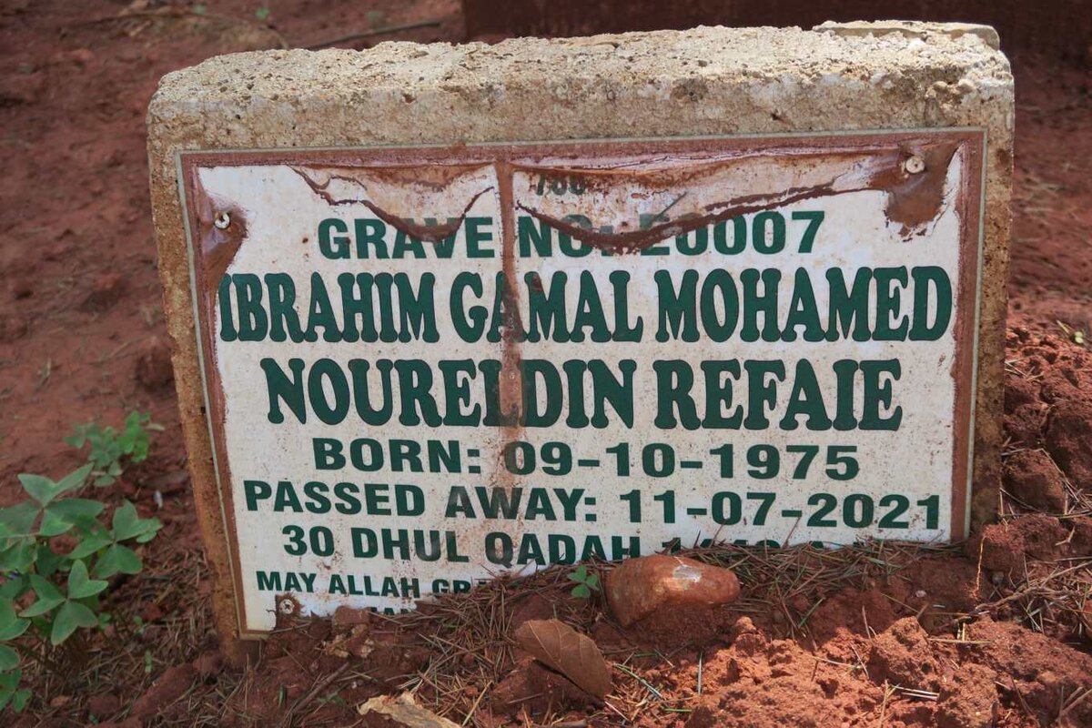 REFAIE Ibrahim Gamal Mohamed Noureldin 1975-2021