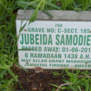 SAMODIEN Jubeida -2017