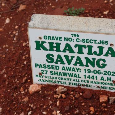 SAVANG Khatija -2020