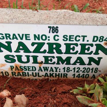 SULEMAN Nazreen -2018