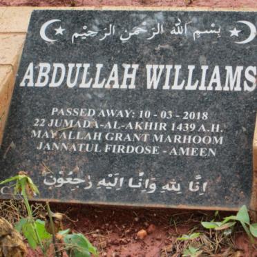 WILLIAMS Abdullah -2018