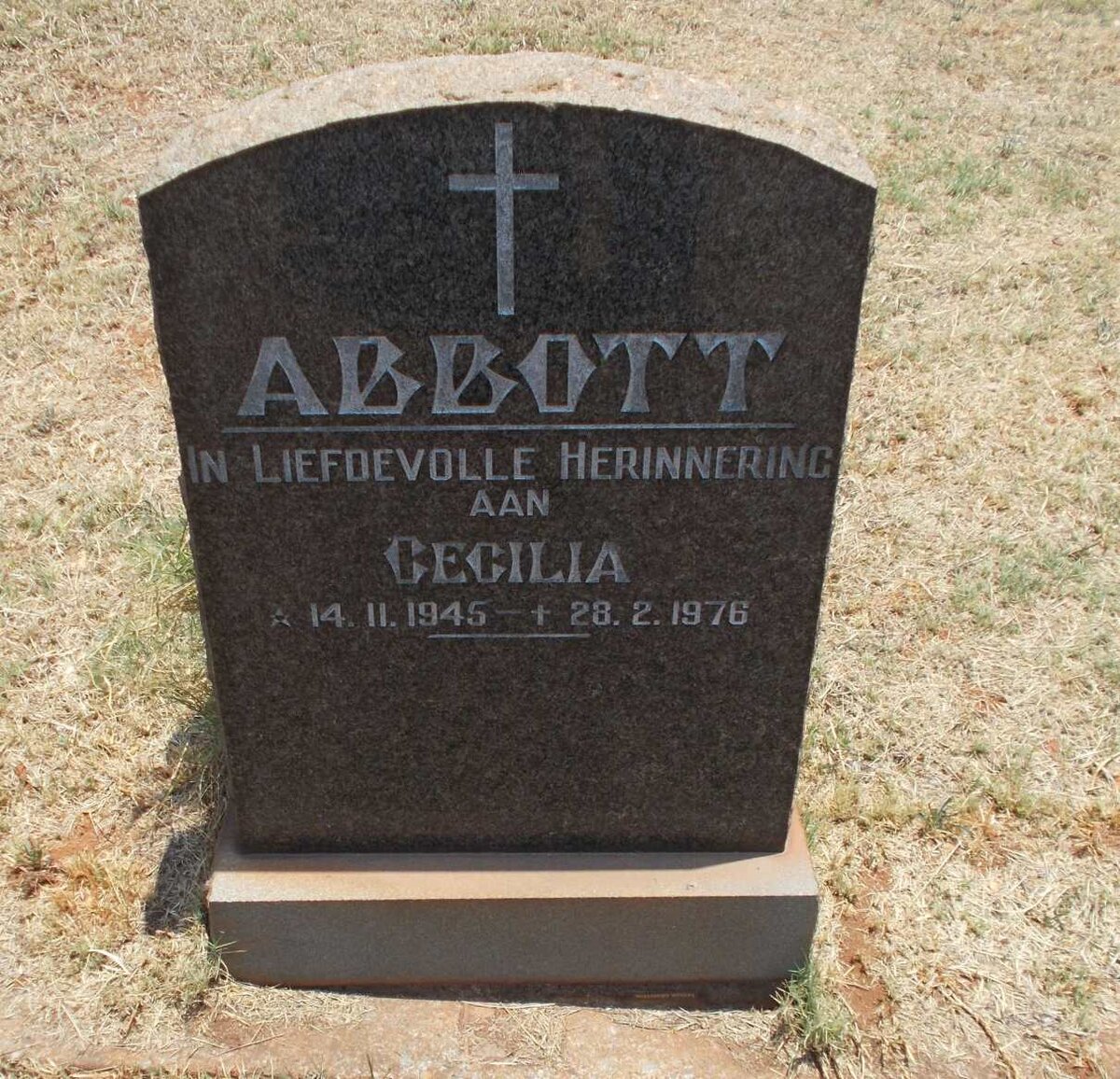 ABBOTT Cecilia 1945-1976