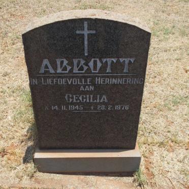 ABBOTT Cecilia 1945-1976