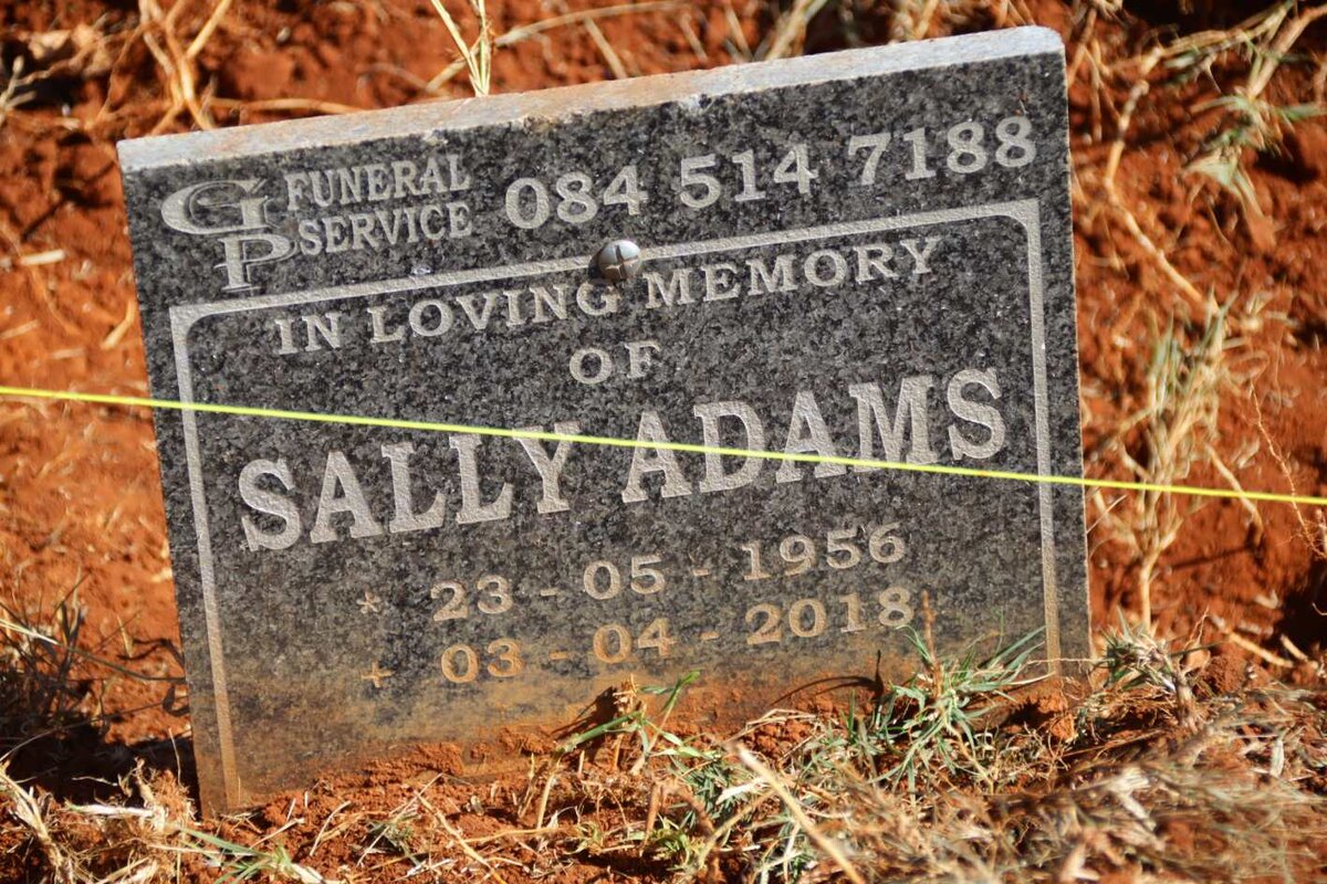 ADAMS Sally 1956-2018