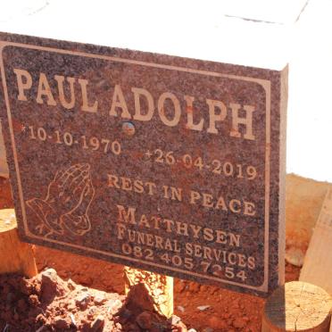 ADOLPH Paul 1970-2019