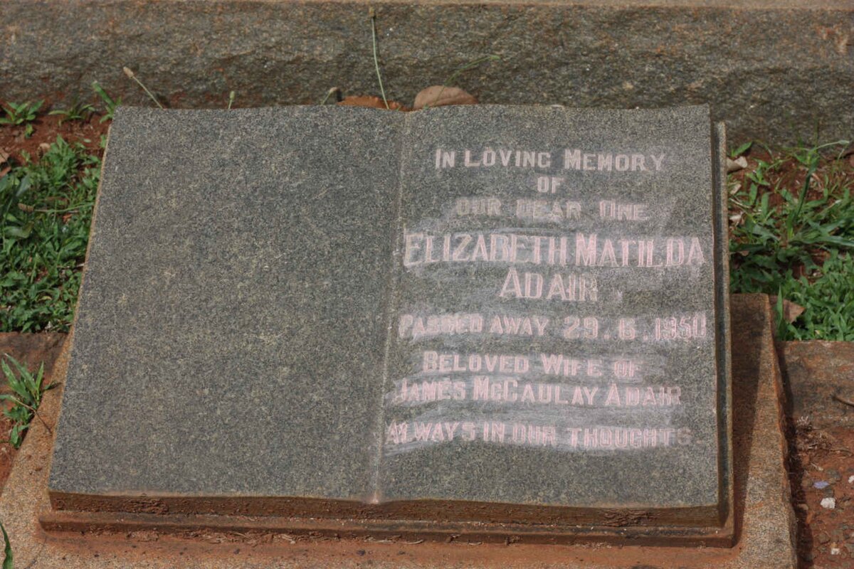 ADAIR Elizabeth Matilda -1950
