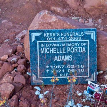 ADAMS Michelle Portia 1967-2021