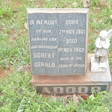 ADOOR Robert Gerald 1961-1962