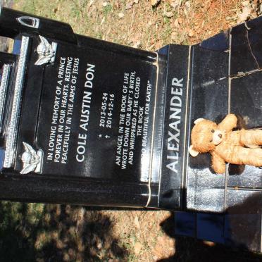 ALEXANDER Cole Austin Don 2013-2014