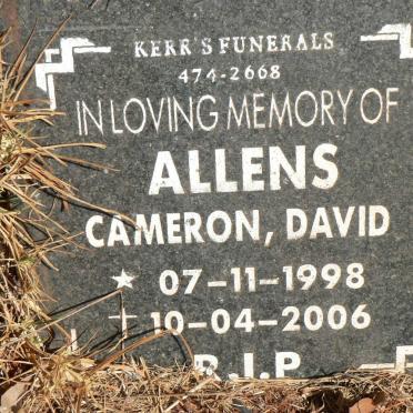 ALLENS Cameron David 1998-2006
