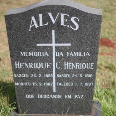 ALVES Henrique 1893-1967 :: ALVES C. Henrique 1918-1987