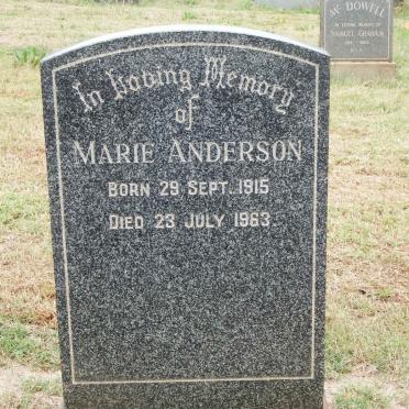 ANDERSON Marie 1915-1963
