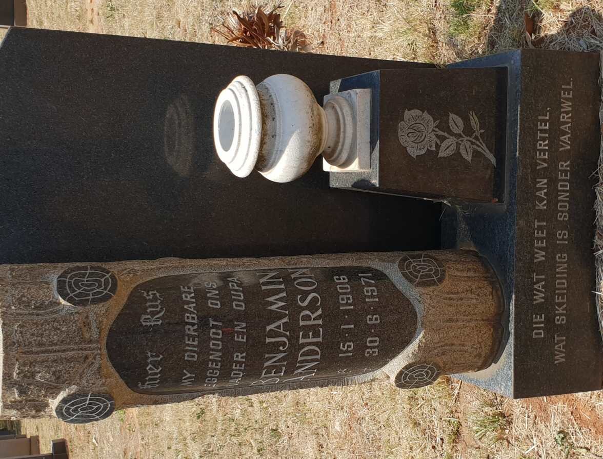 ANDERSON Benjamin 1906-1971