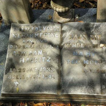 ANDERSON Adriaan Mauritz 1935-1945