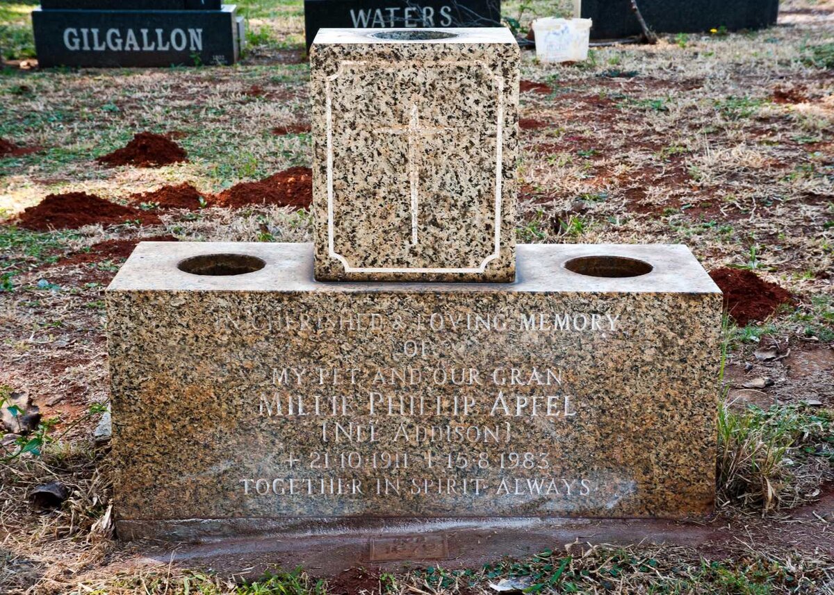 APFEL Millie Phillip nee ADDISON 1911-1983