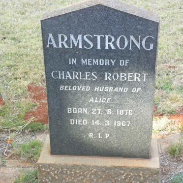 ARMSTRONG Charles Robert 1876-1967