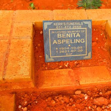 ASPELING Benita 1954-2021