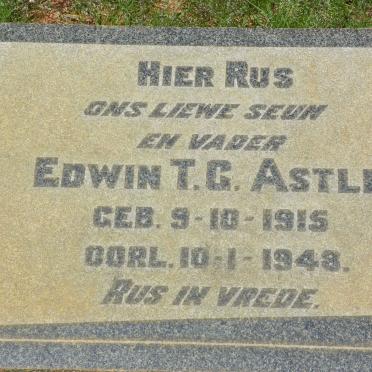 ASTLE Edwin T.G. 1915-1948
