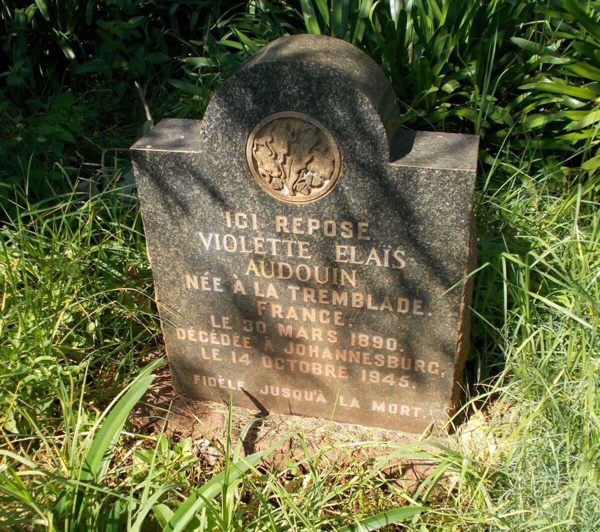 AUDOUIN Violette Elaїs 1890-1945