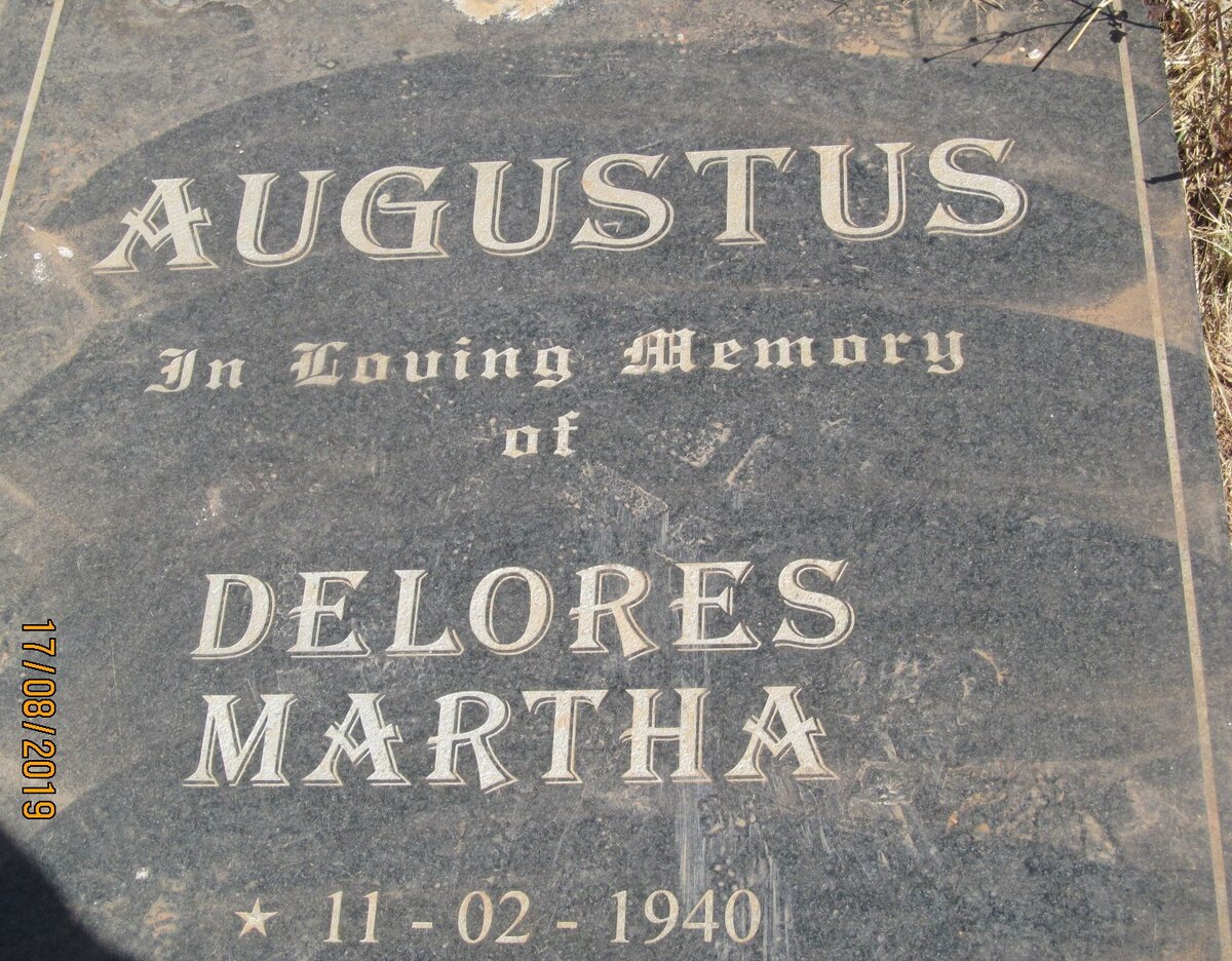 AUGUSTUS Delores Martha 1940-