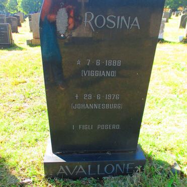 AVALLONE Rosina 1888-1976