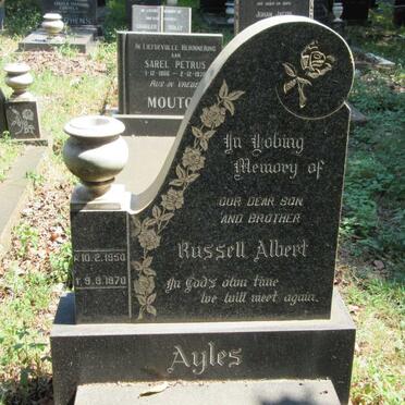 AYLES Russel Albert 1950-1970