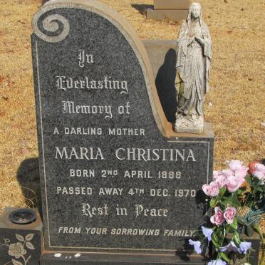 BAKER Maria Christina 1888-1970
