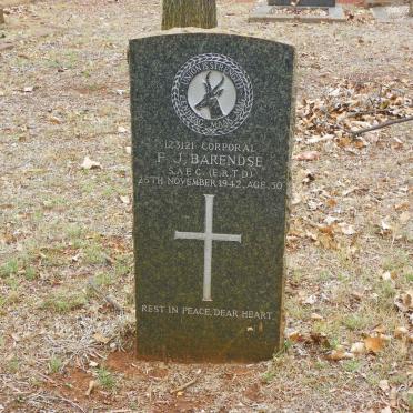 BARENDSE F.J. -1942