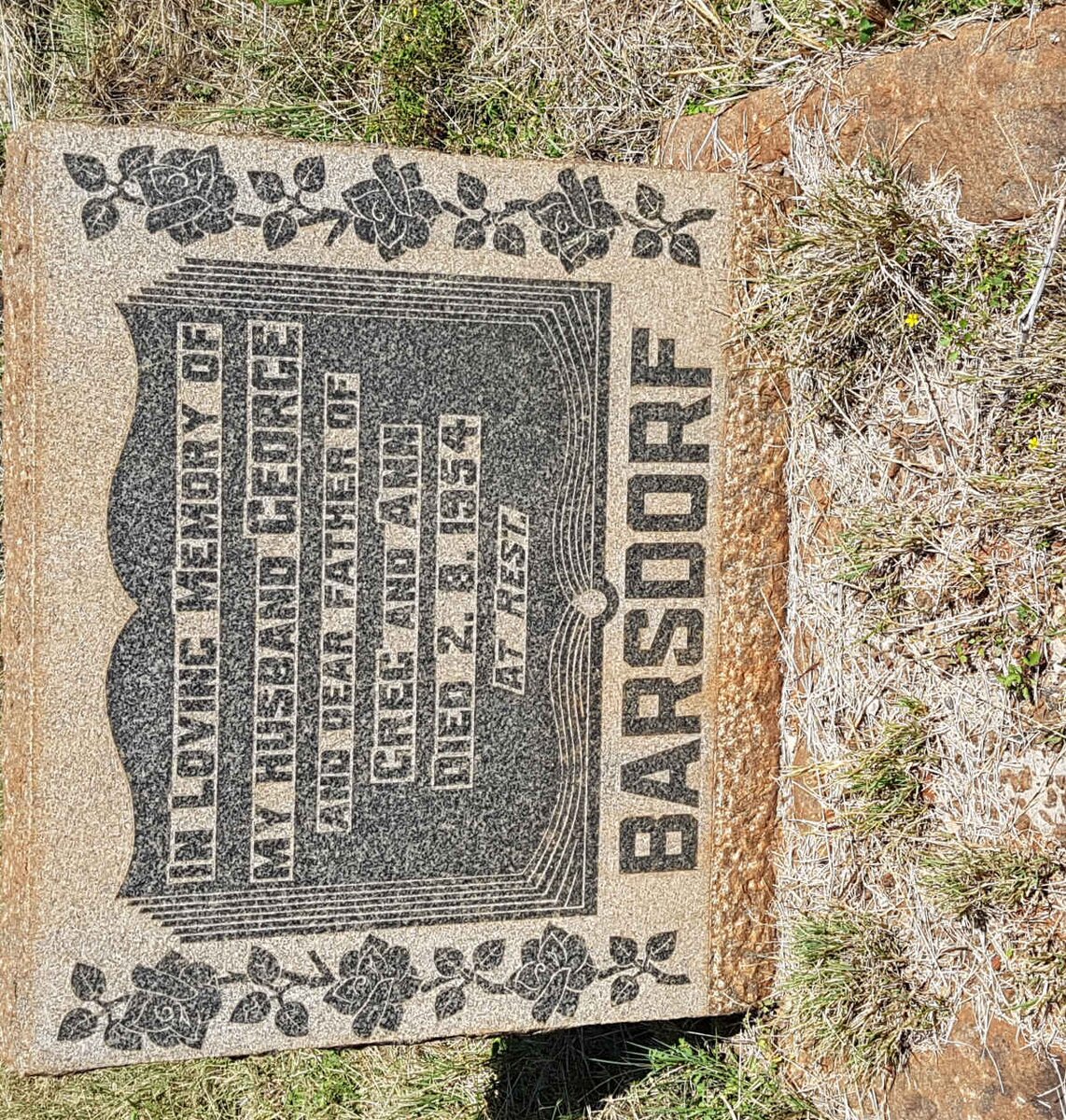 BARSDORF George -1954