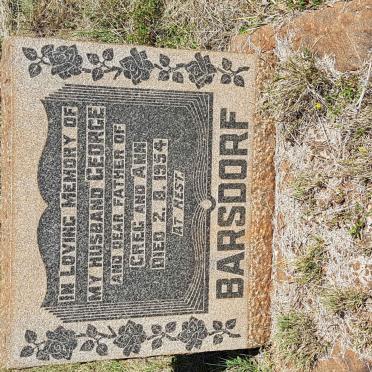 BARSDORF George -1954