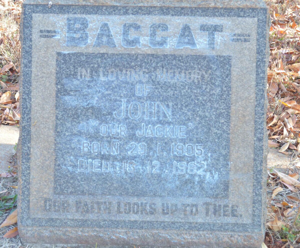 BAGGAT John 1905-1902