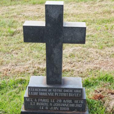 BAYLEY Laure Adrienne nee PETITOT 1876-1968